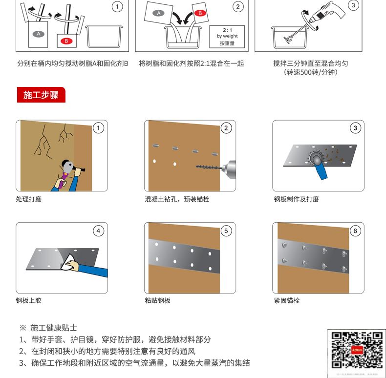 包钢泸溪粘钢加固施工过程